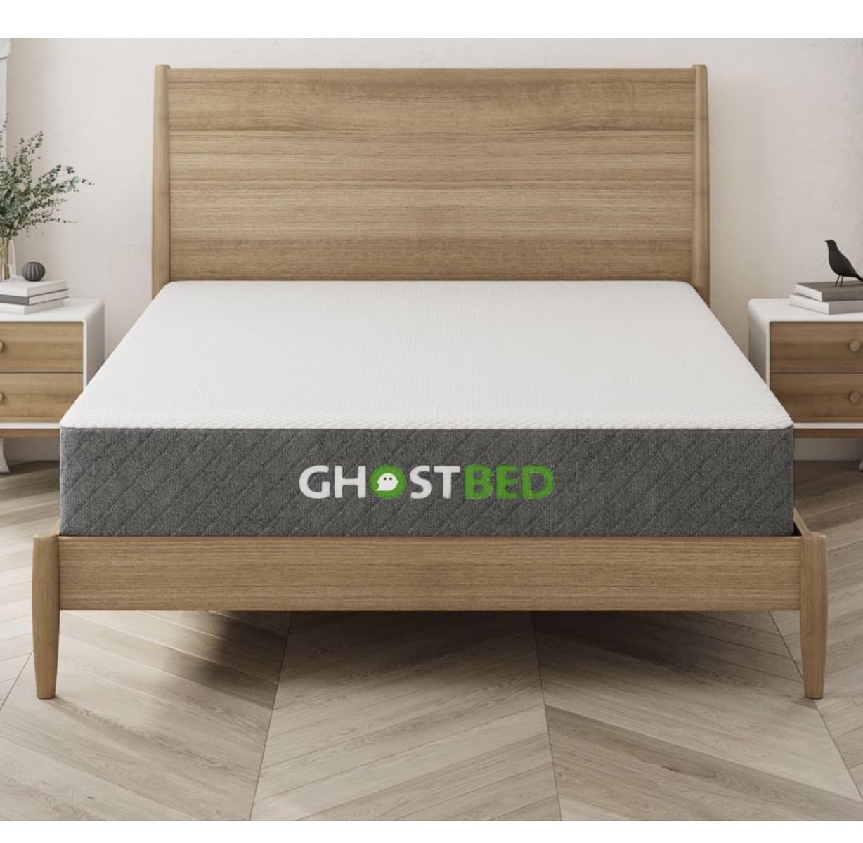 GhostBed 11” Classic High Density Cooling Memory Foam Mattress - Queen