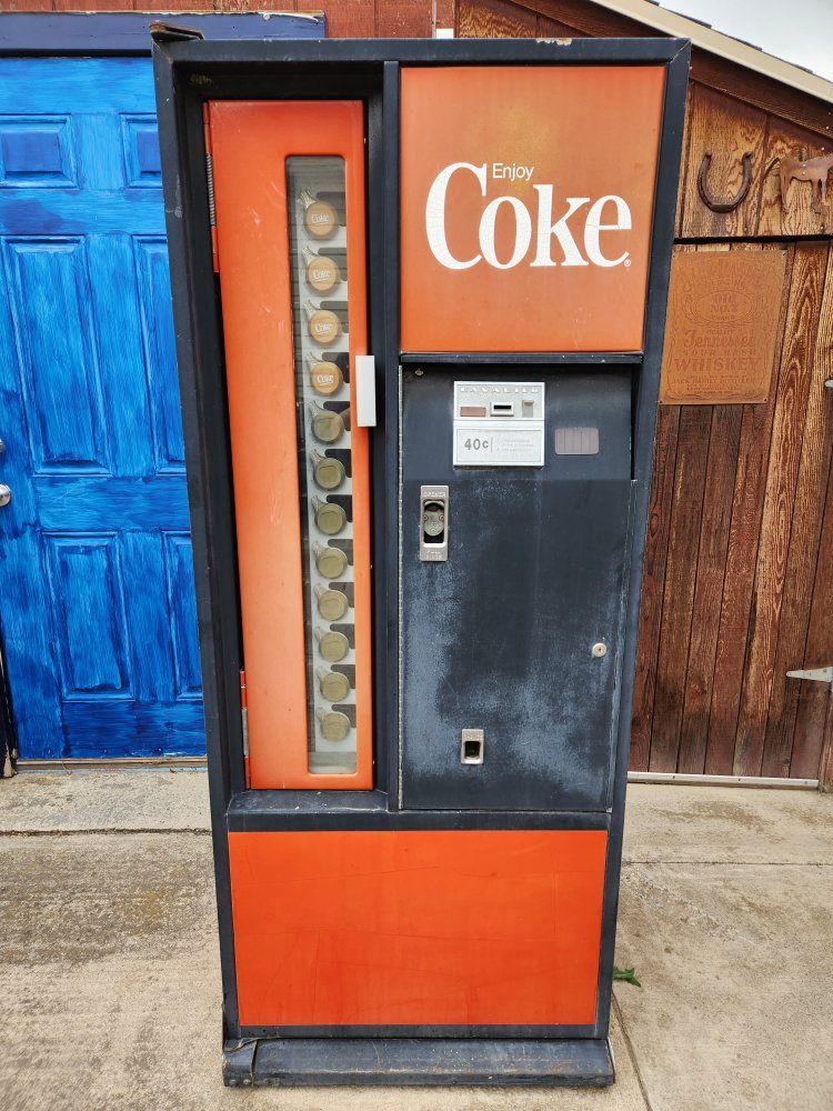 Vintage Cavalier Enjoy Coke Vending Machine 