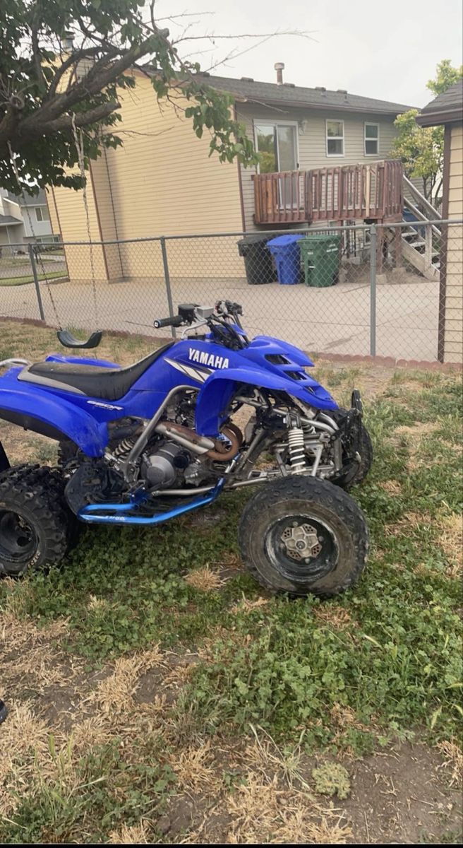 Yamaha Raptor 660R ATV Quad Blue Used