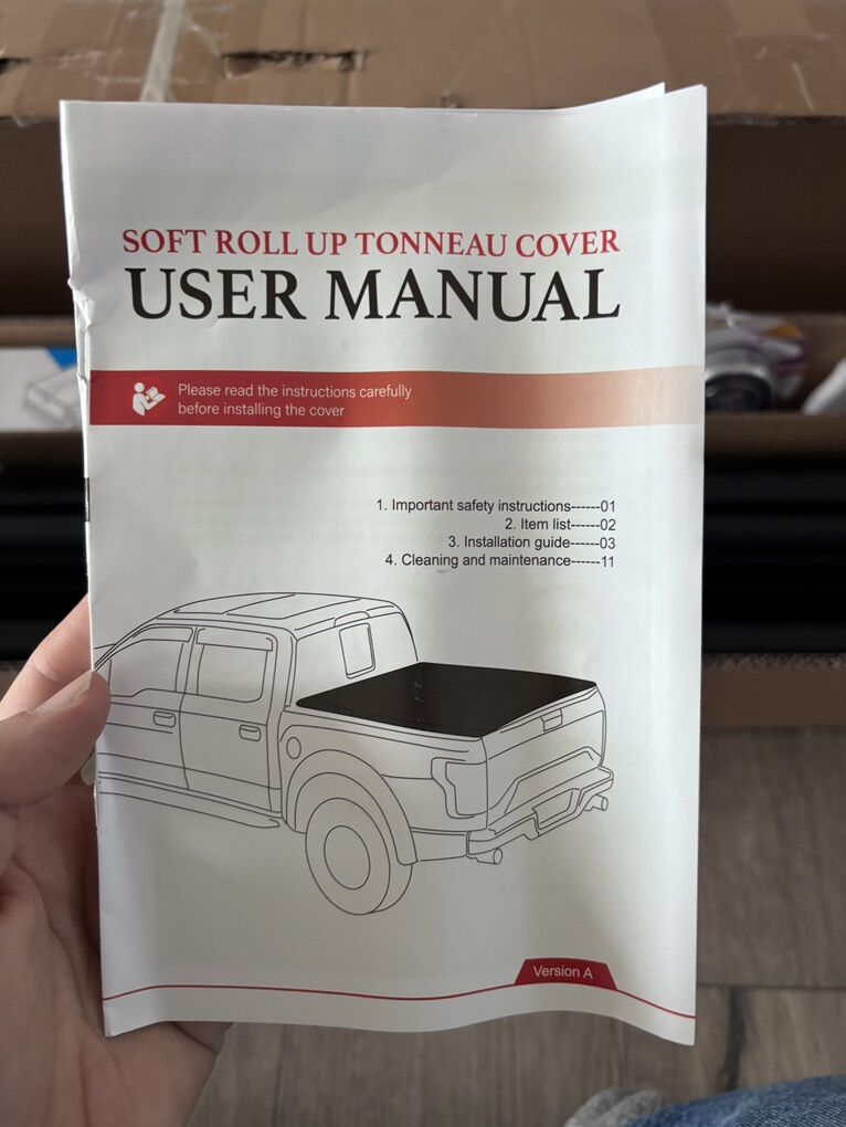 Soft Roll Up Tonneau Truck Cover