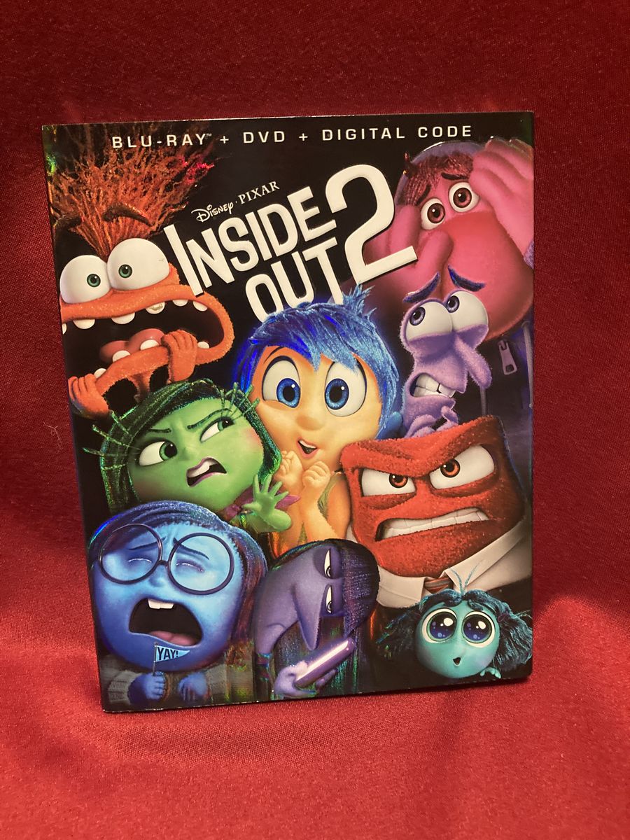 Disney Pixar Inside Out 2 Blu Ray & DVD