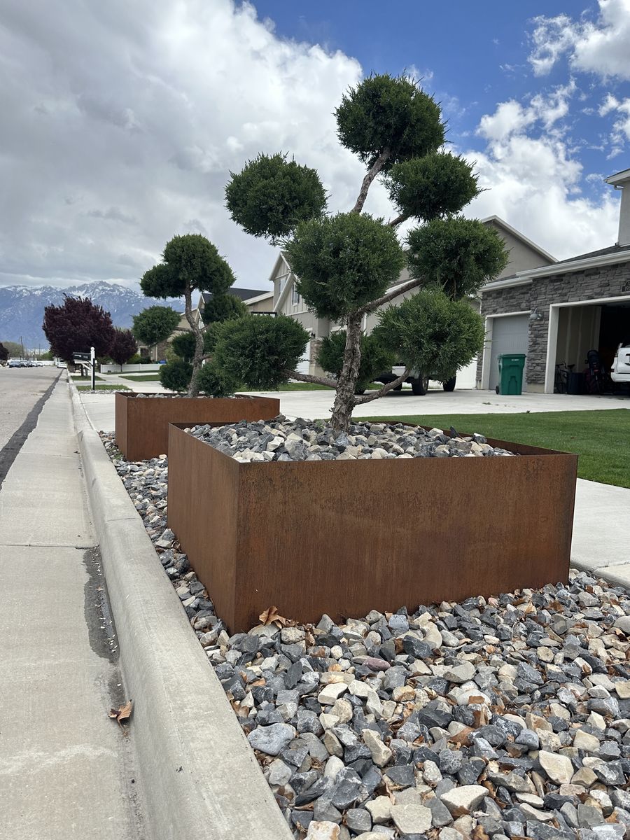 Raised Garden Beds - Corten Steel 4'x4'
