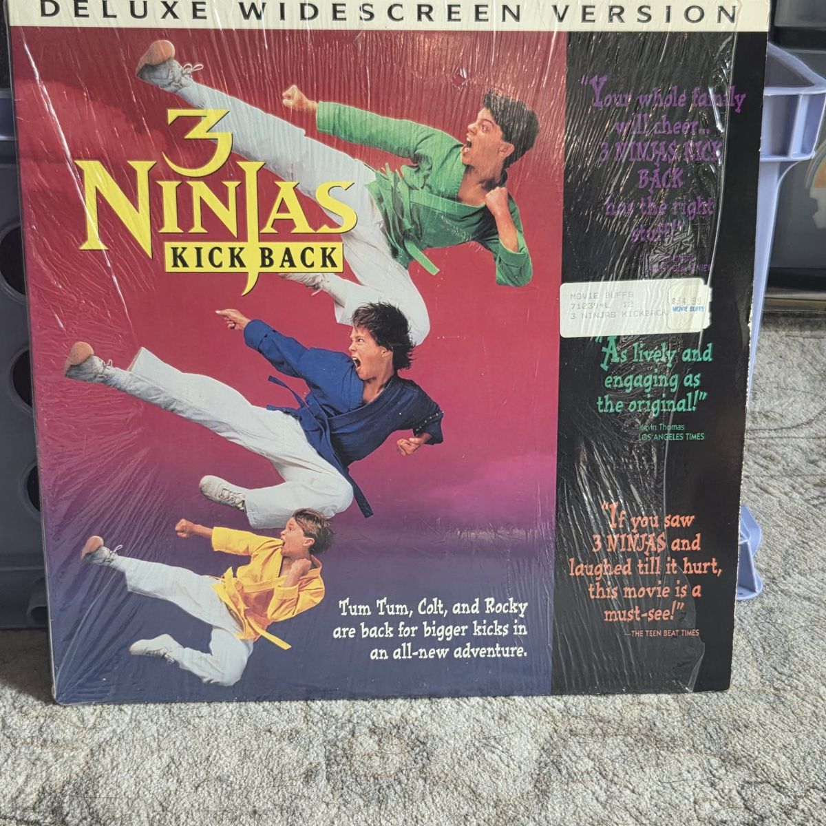 3 ninjas kick back LASERDISC