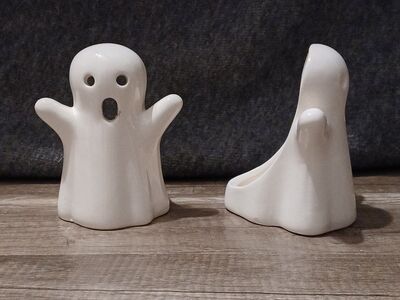 Ghost Candle Holders, Halloween