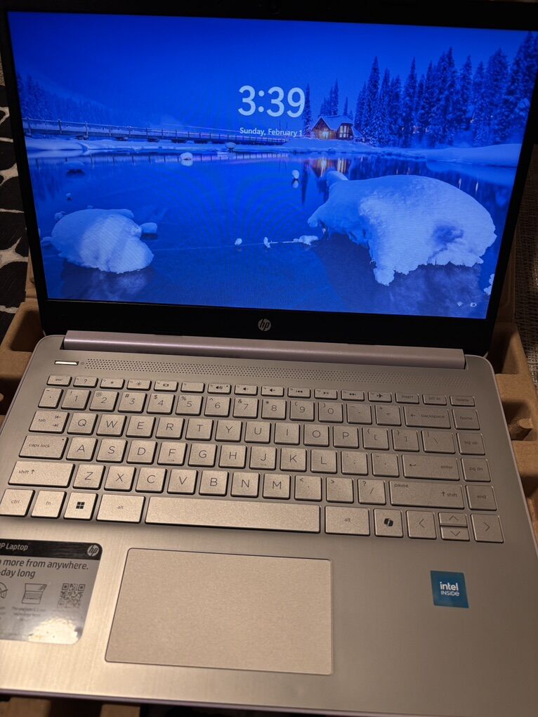 purple lavender hp laptop, $175 or best offer