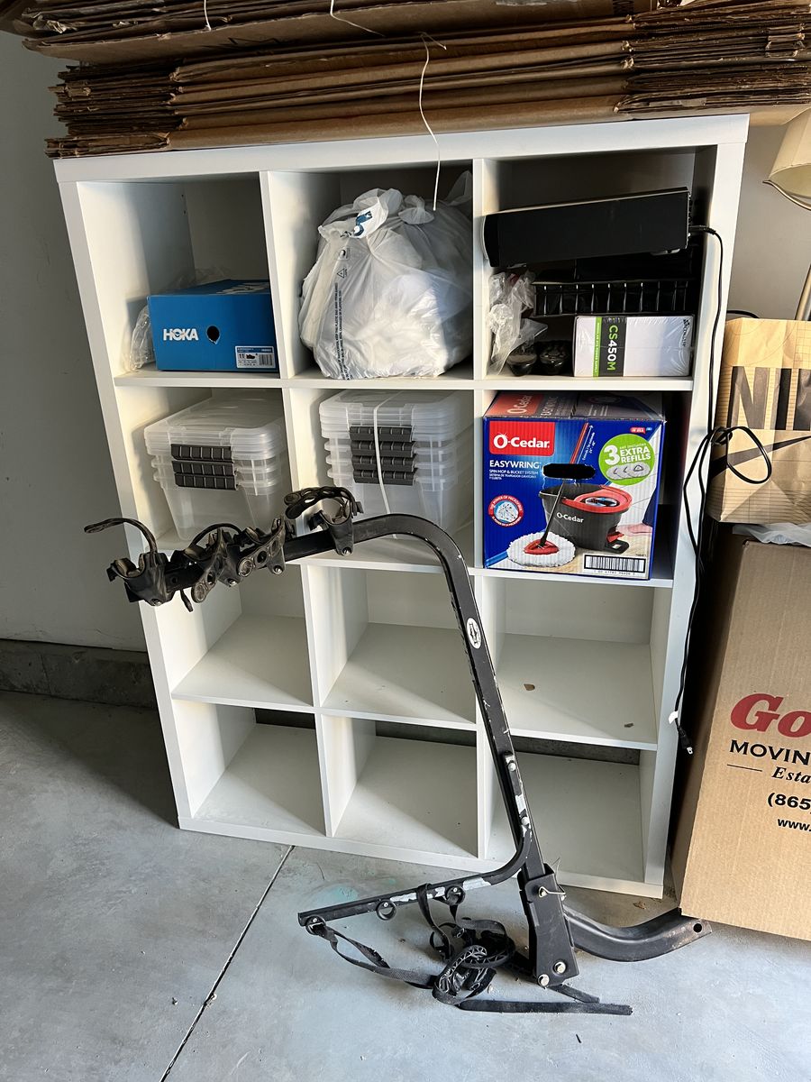 IKEA KALLAX 3×4 Shelving Unit – White, 12 Cubbies