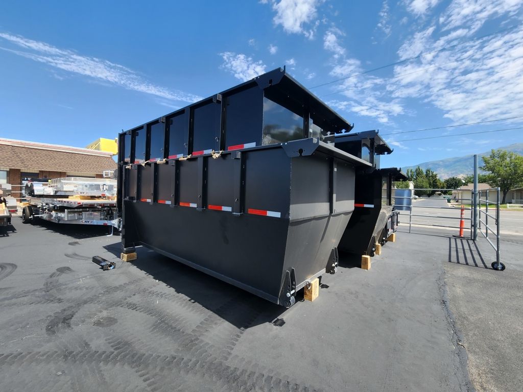 2027 RawMaxx 14' RDX Roll Off with 72 Sides Dump Bin"