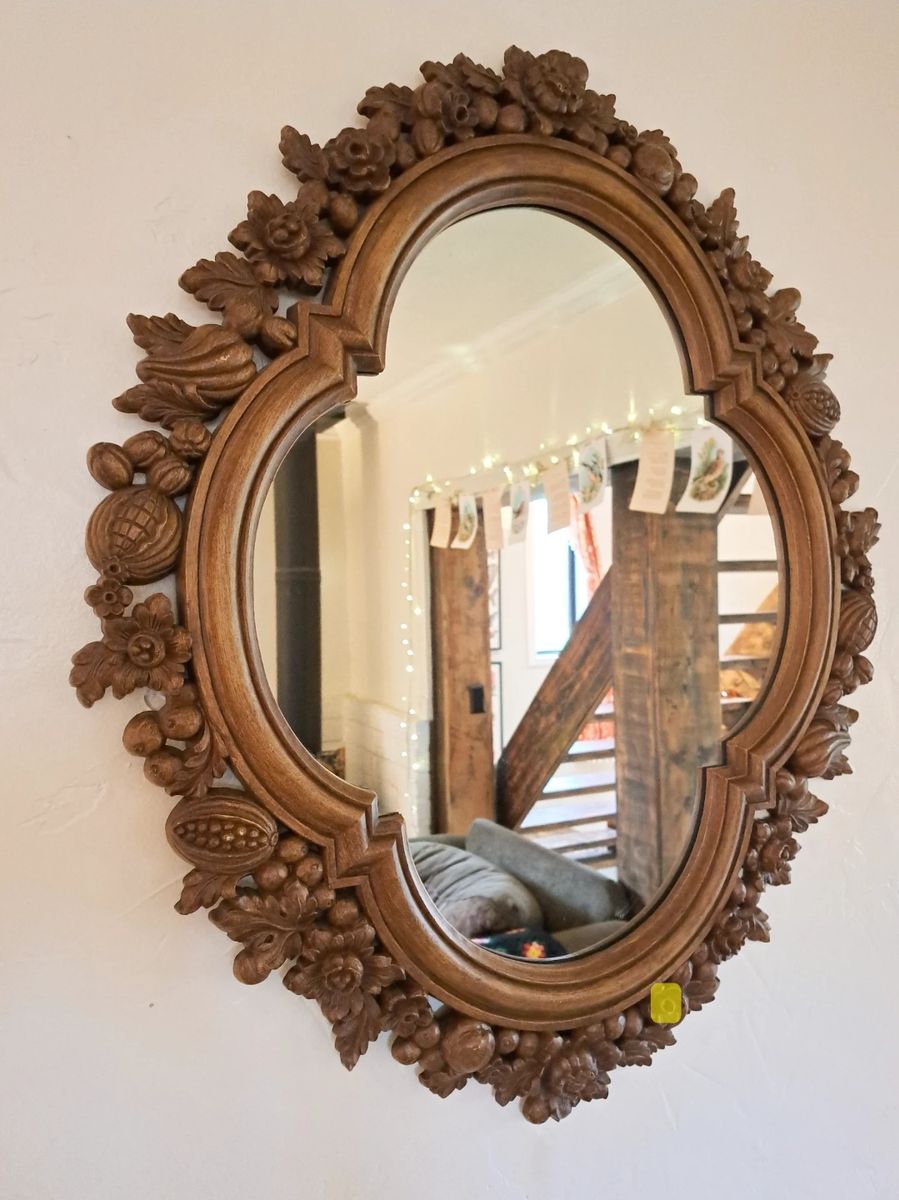 Mid Century Syroco Mirror/ 1960s
