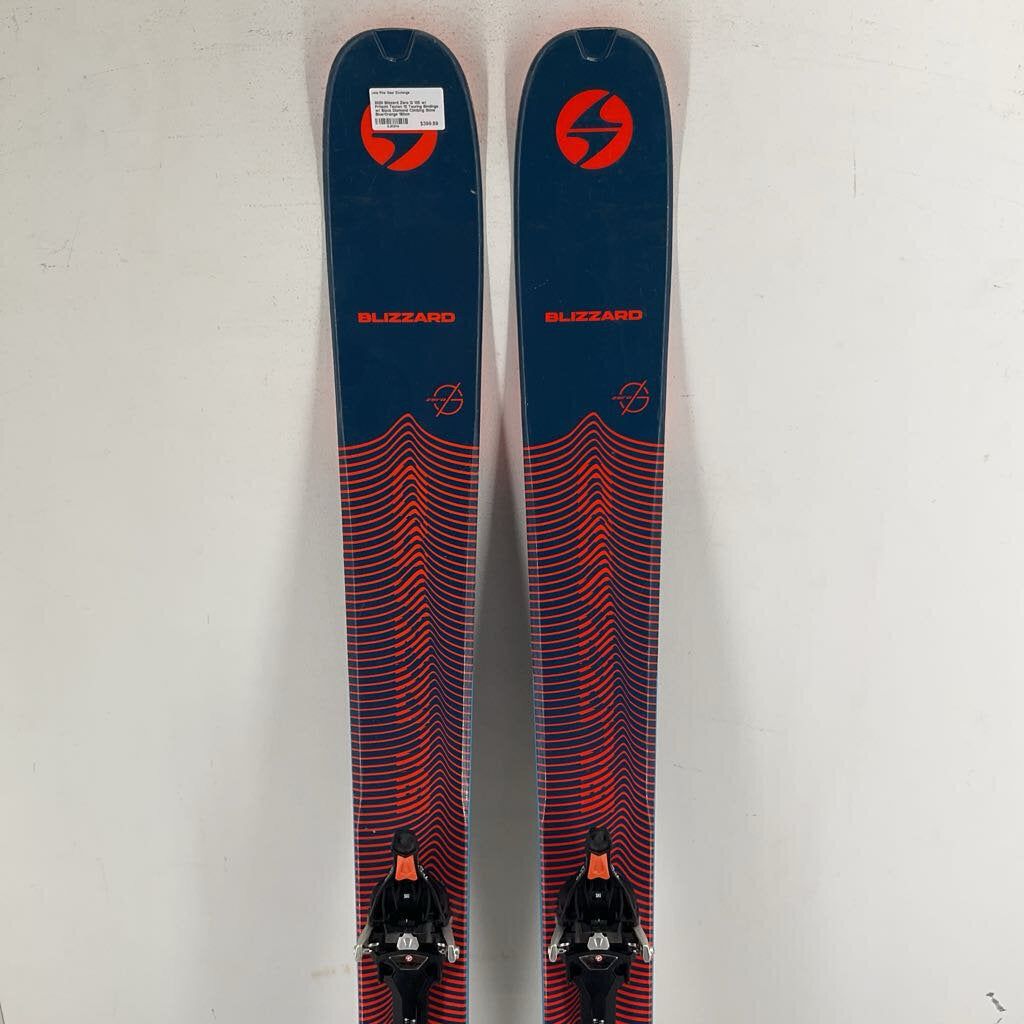 2020 Blizzard Zero G 105 w/ Fritschi Tecton 12 Touring Bindings w/ Black Diamond Climbing Skins