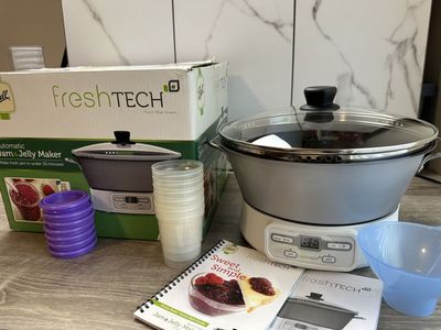 Ball FreshTECH Automatic Jam & Jelly Maker FTJM-12-01 W/Box Manual + Accessories