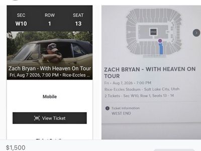 Zach Bryan Concert - Front Row