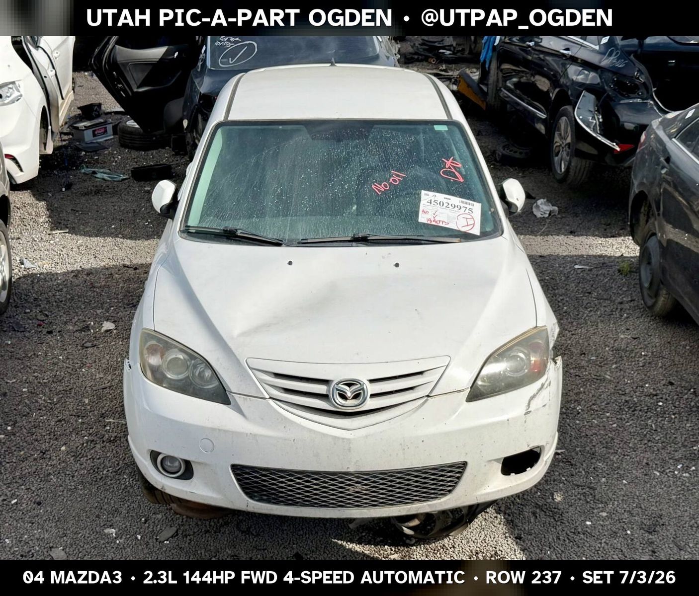 2004 Mazda Mazda3 Parts - UTPAP Ogden