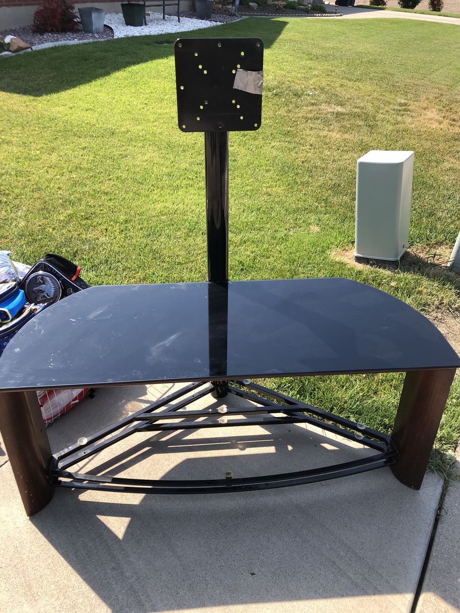 Metal and Glass TV Stand
