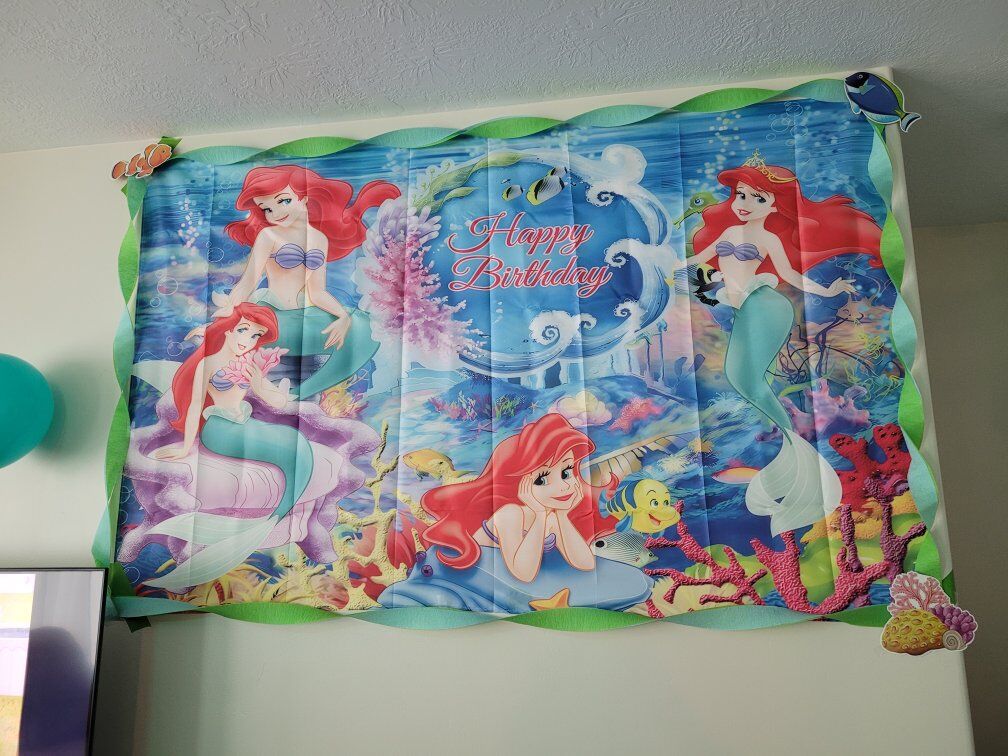 Ariel-themed birthday