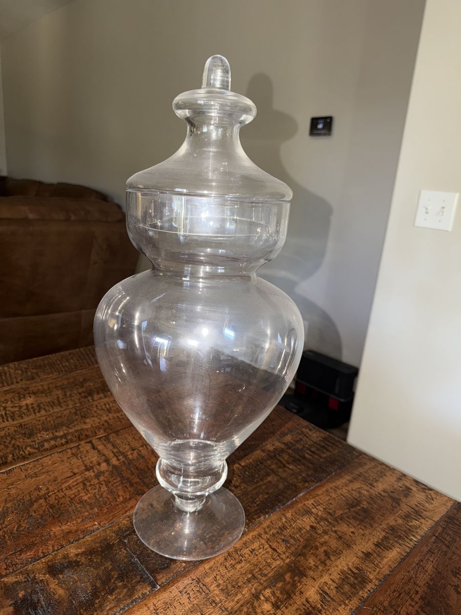 22” Glass Apothecary Jar
