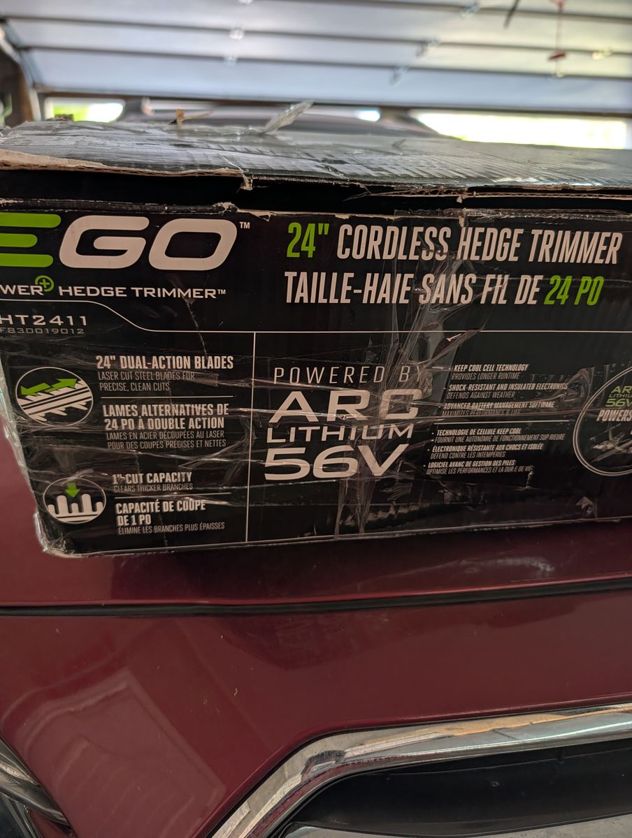 Ego 24" Hedge Trimmer HT2400 HT2411 - 2.5Ah Battery Included