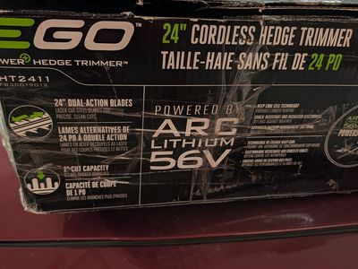 Ego 24" Hedge Trimmer HT2400 HT2411 - 2.5Ah Battery Included