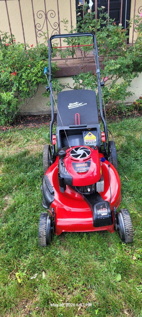 craftsman lawn mower self propelled.