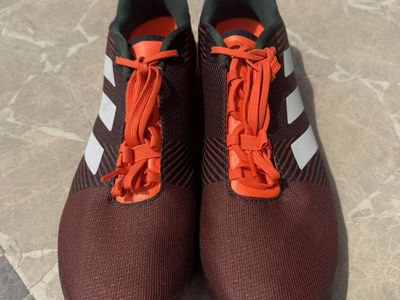 Adidas "The Road Shoe" Cycling Shoes – Orange/Black – Men's Size 10.5 US (EU 44 2/3)