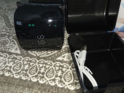 Blood Pressure Monitor with Arm Cuff and USB Charging Cable