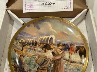 “All is Well” 1847-1897 Sesquicentennial Plate