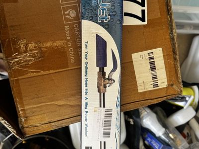 Water Jet Cleaning Solution Power Washer Attachment - Turns Any Hose into a Power Washer