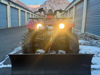 Yamaha Big Bear 400 4 X 4 Snow Plow