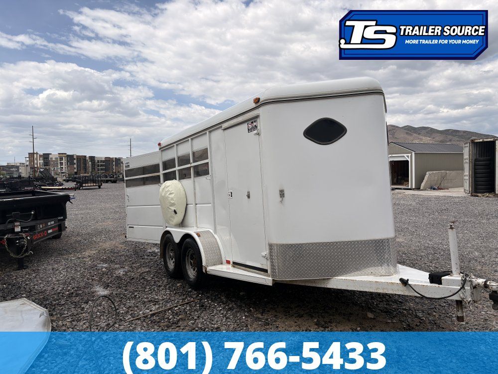 6.5x14 S and H Trailers 2 Horse Trailer - 7K GVWR -