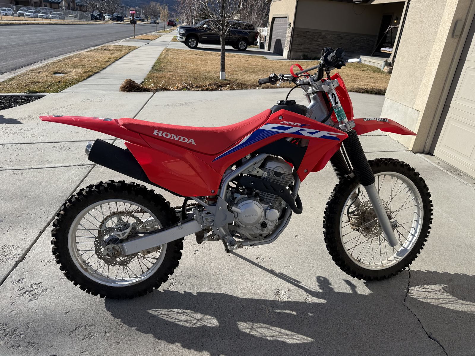 2022 Honda CRF250F – Only Ridden Twice – Like New