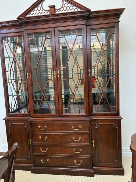 Dining Table and Chairs plus China Cabinet - Century Furniture | Solid Cherry
