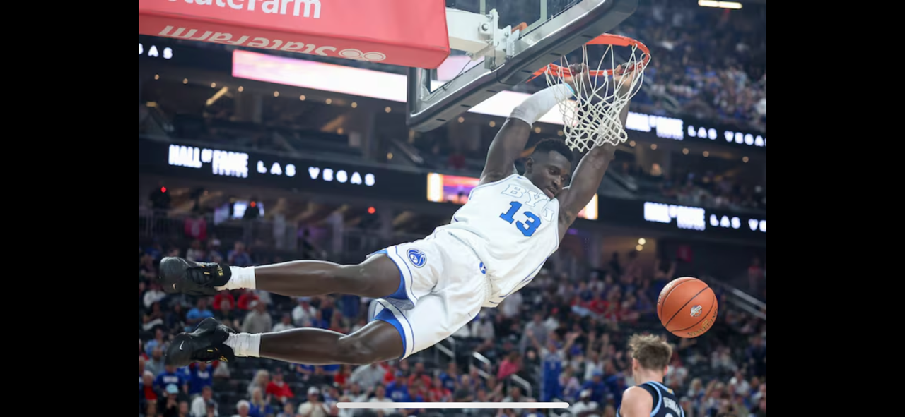 2 Lower Bowl Row 16 Aisle Seats BYU vs Texas Tech Saturday March 7