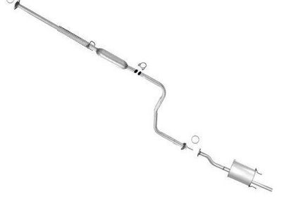Exhaust System Pipe Muffler Kit for 96-00 Honda Civic 1.6L DX HX LX 2/4-Door
