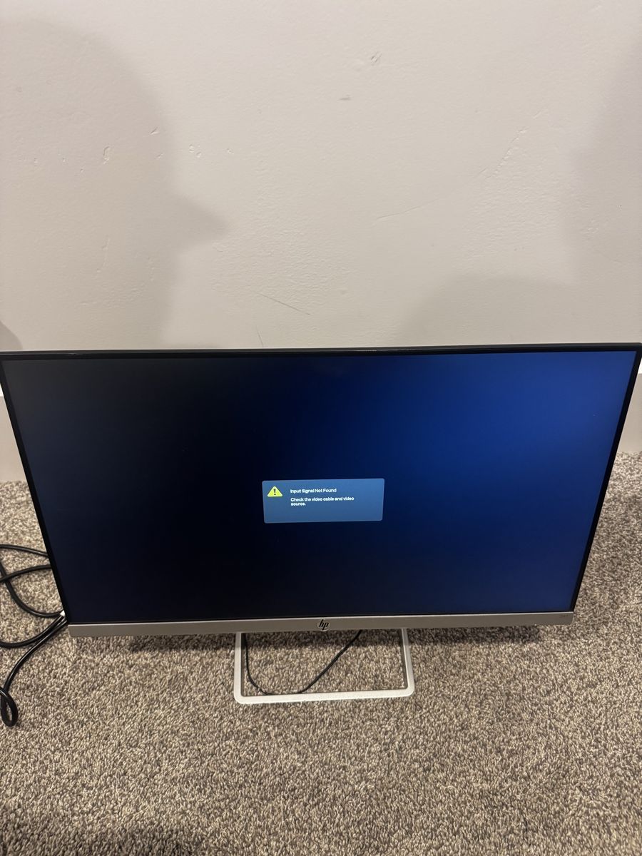 HP Computer Monitor 24” with Stand 