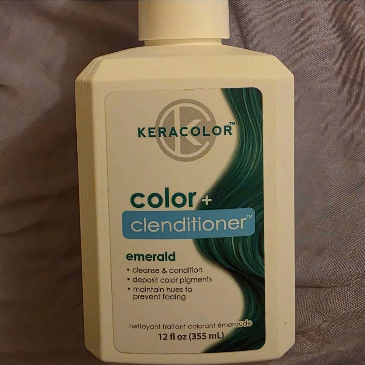 Keracolor Color + Clenditioner Emerald - 12 fl oz Hair Cleansing Conditioner