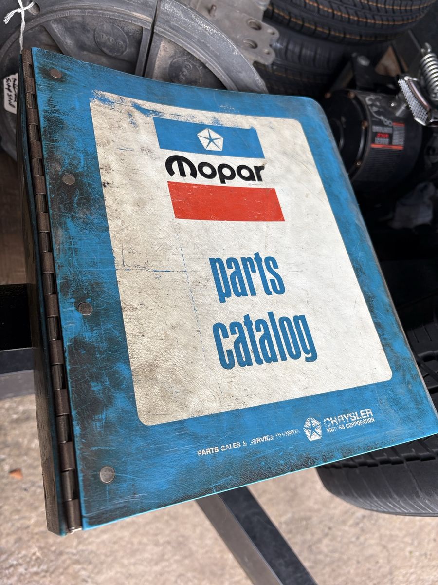 1975 Mopar Dealer Parts Catalog