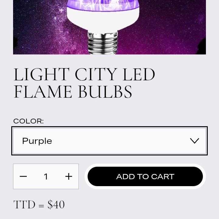 led flame light bulb