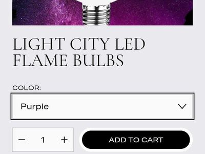 led flame light bulb