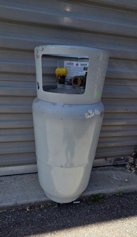 forklift propane tank steel 80 lbs 36.3 L Manchester