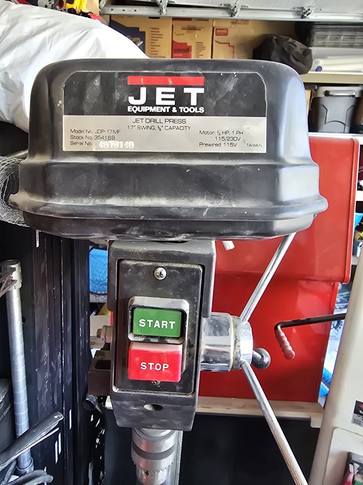 Jet model JDP-17MF 3/4hp standing drill press