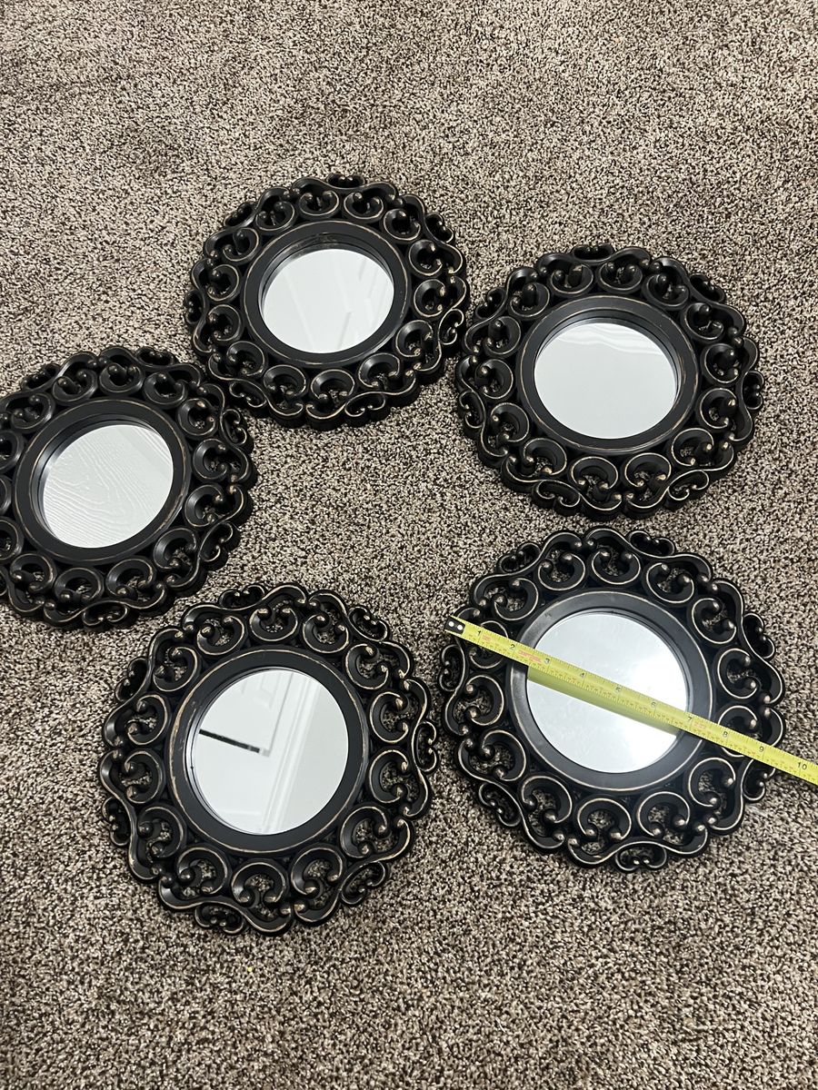 Set of 5 Decorative Mirrors