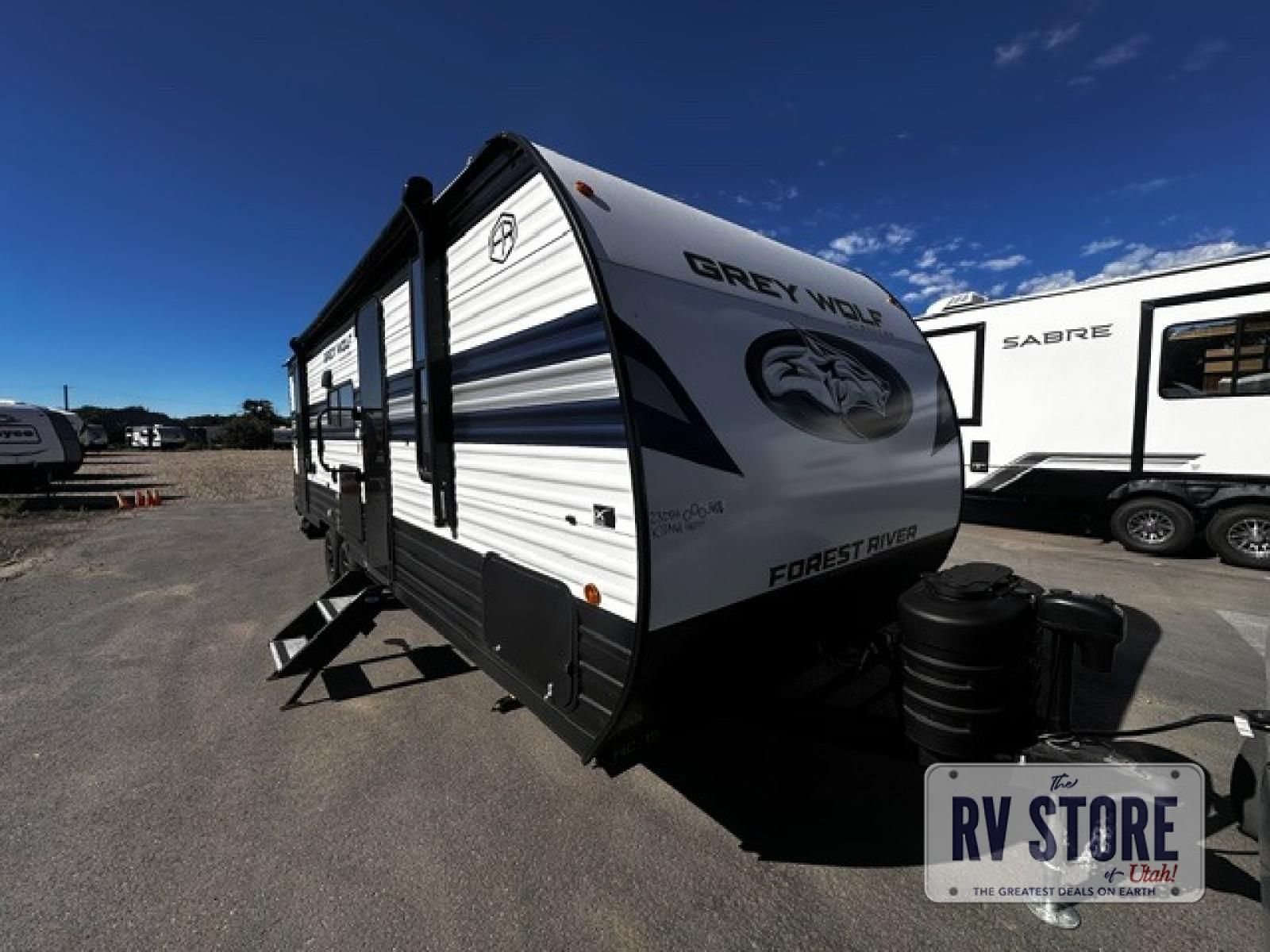 2027 Forest River RV Cherokee Grey Wolf 23DBH Travel Trailer Bunkhouse|Front Bedroom|Outdoor Kitchen|Two Entry/Exit Doors|U