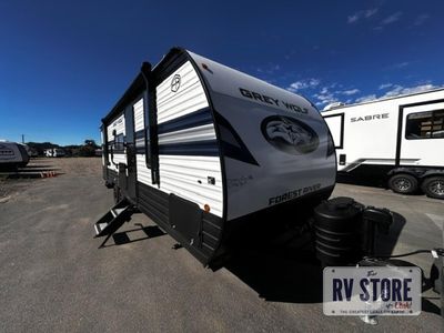 2027 Forest River RV Cherokee Grey Wolf 23DBH Travel Trailer Bunkhouse|Front Bedroom|Outdoor Kitchen|Two Entry/Exit Doors|U