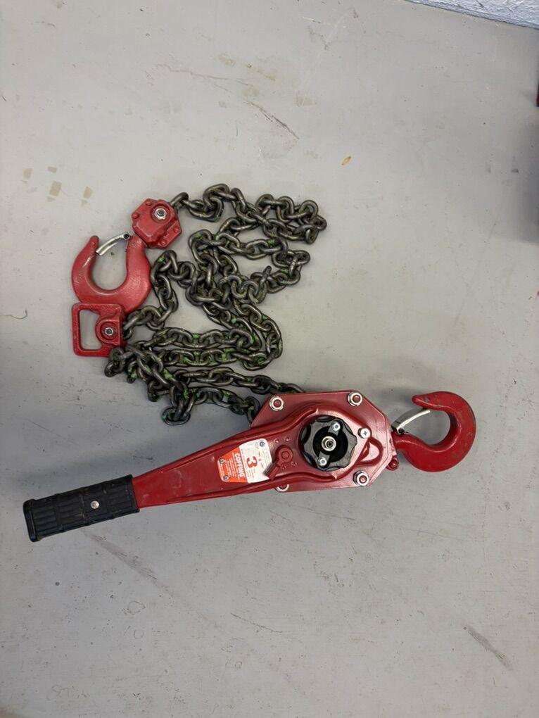 Coffing LSB-B 3 Ton Lever Hoist with 10' Chain
