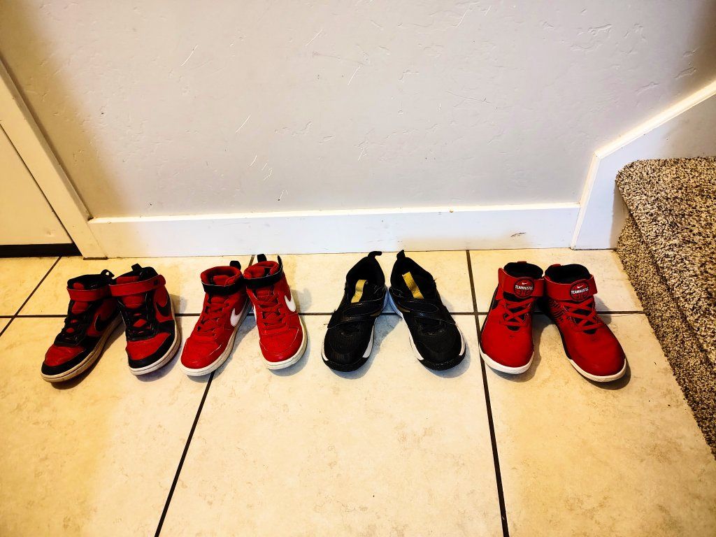 kid's Nike shoes size 13 - $20 ea CASH 