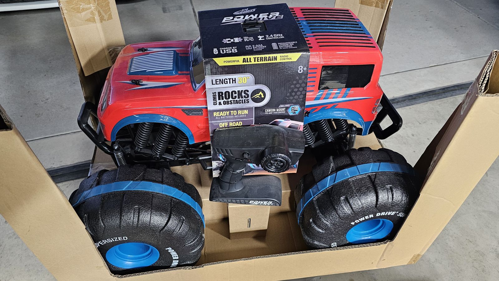 (HUGE!) Kid Galaxy 30" Power Drive All-Terrain RC Truck