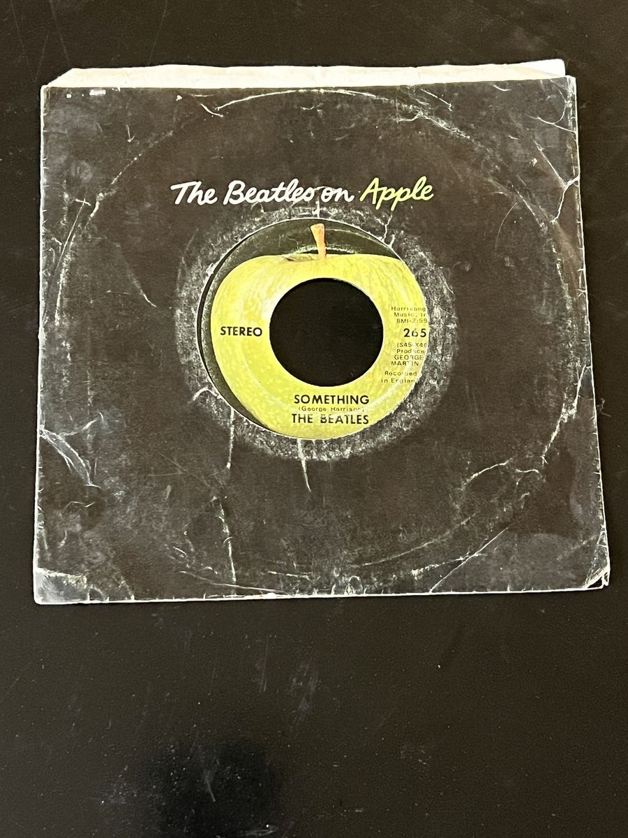 The Beatles - Something / Come Together 7" Vinyl 45 RPM Single Apple Records #2654 (1969)