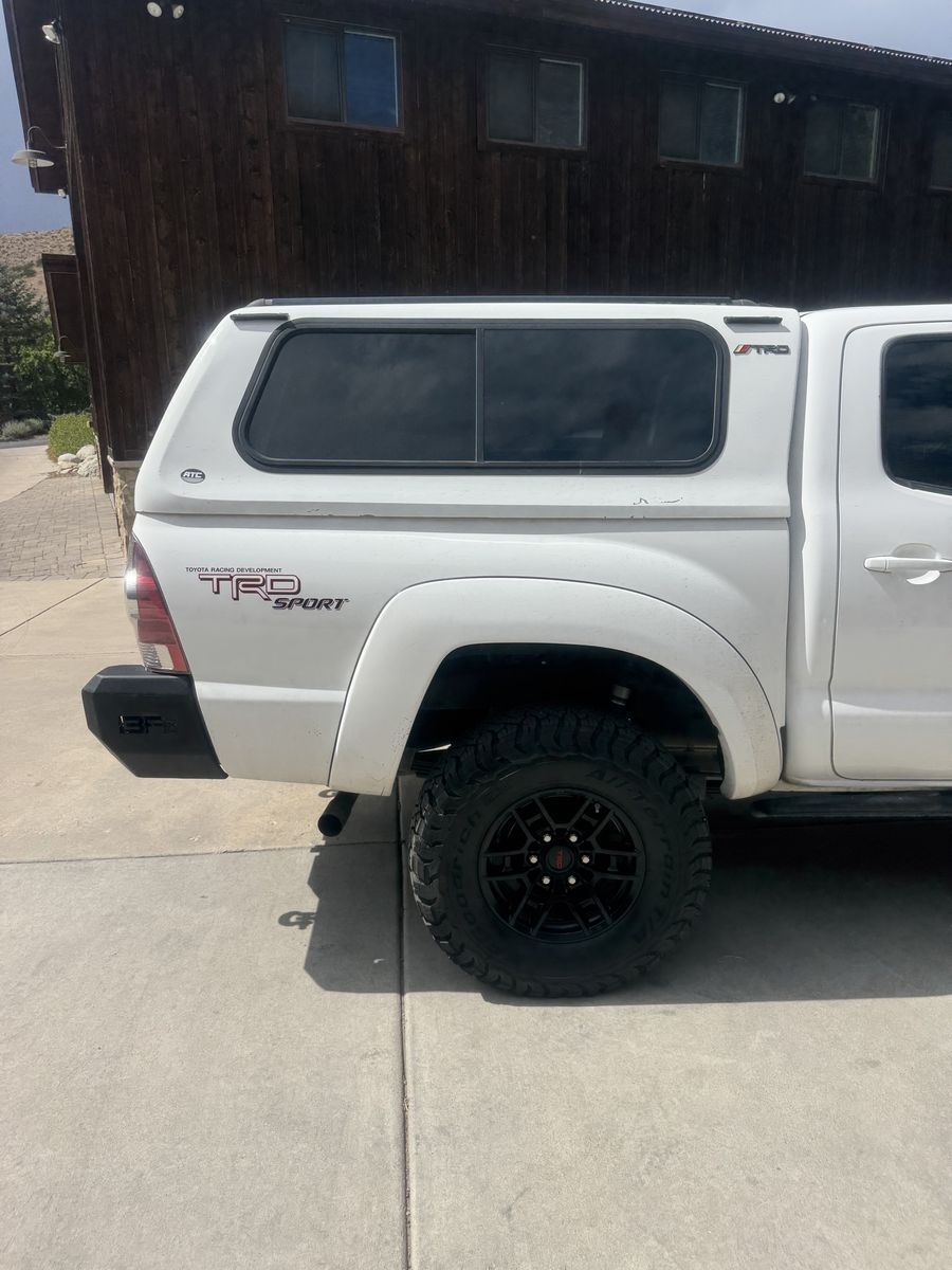 White ATC Truck Topper Shell for 2012 Toyota Tacoma
