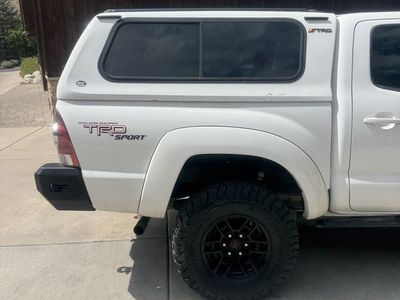 White ATC Truck Topper Shell for 2012 Toyota Tacoma
