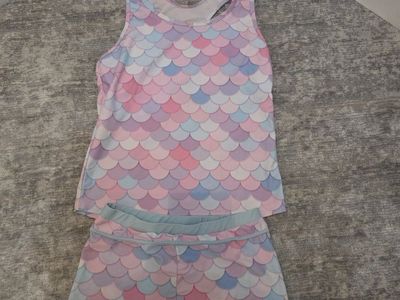 Girl's Mermaid Tankini Swimsuit Size 10-12