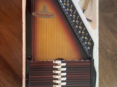 ChromAharp Autoharp by Rhythm Band Inc. - Vintage Musical Instrument with Tuning Wrench